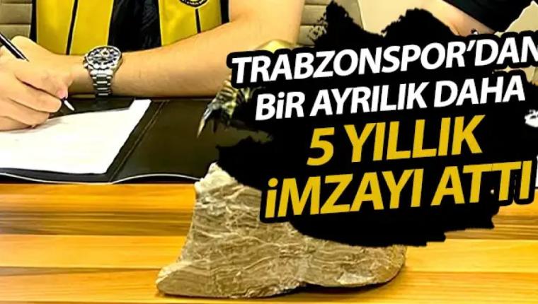 Trabzonspor'dan ayrıldı, 5 yıllık sözleşmeye imza attı!