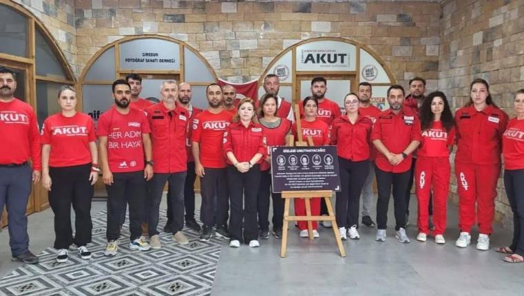 Giresun AKUT, Şehit Gönüllülerini Unutmadı